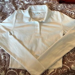 Sunday best Long-sleeve polo shirt, size small